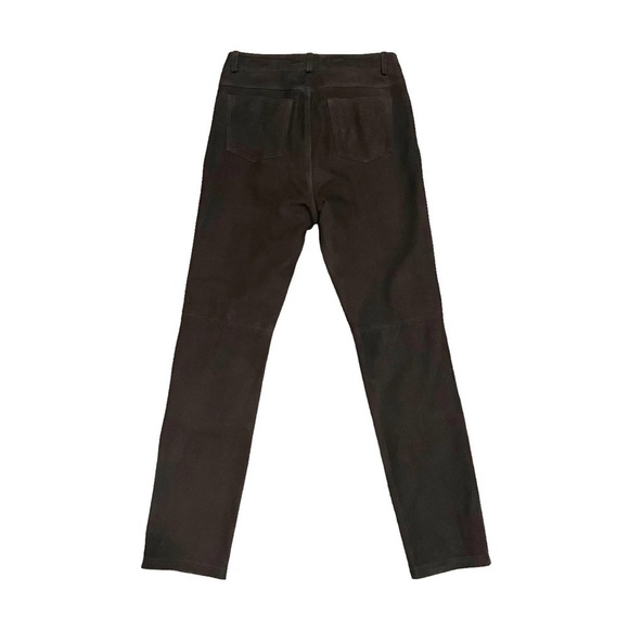 Deadwood Phoenix Brown Suede Straight Leg Pants Women’s Size 40 Fits Size 6 - Picture 2 of 9